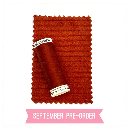 4.5 Wale Jumbo Cord - Cinnamon (Pre-Order)