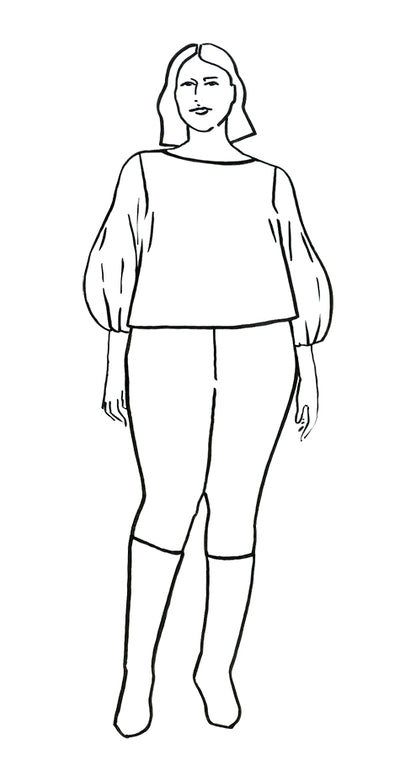 TAUKO - Aurelia Blouse Dress & Skirt - PDF Pattern