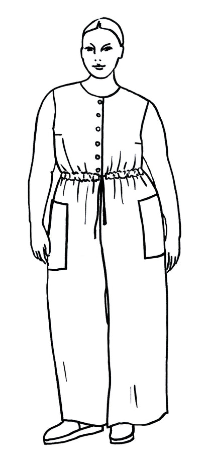 TAUKO - Veranda Jumpsuit - PDF Pattern