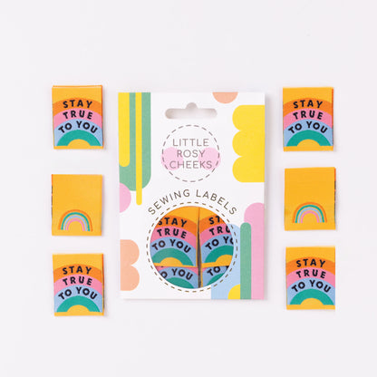 Little Rosy Cheeks - Stay True To You - Pack of 6 Sewing Labels
