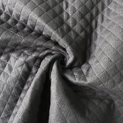 Quilted Double Gauze - Black