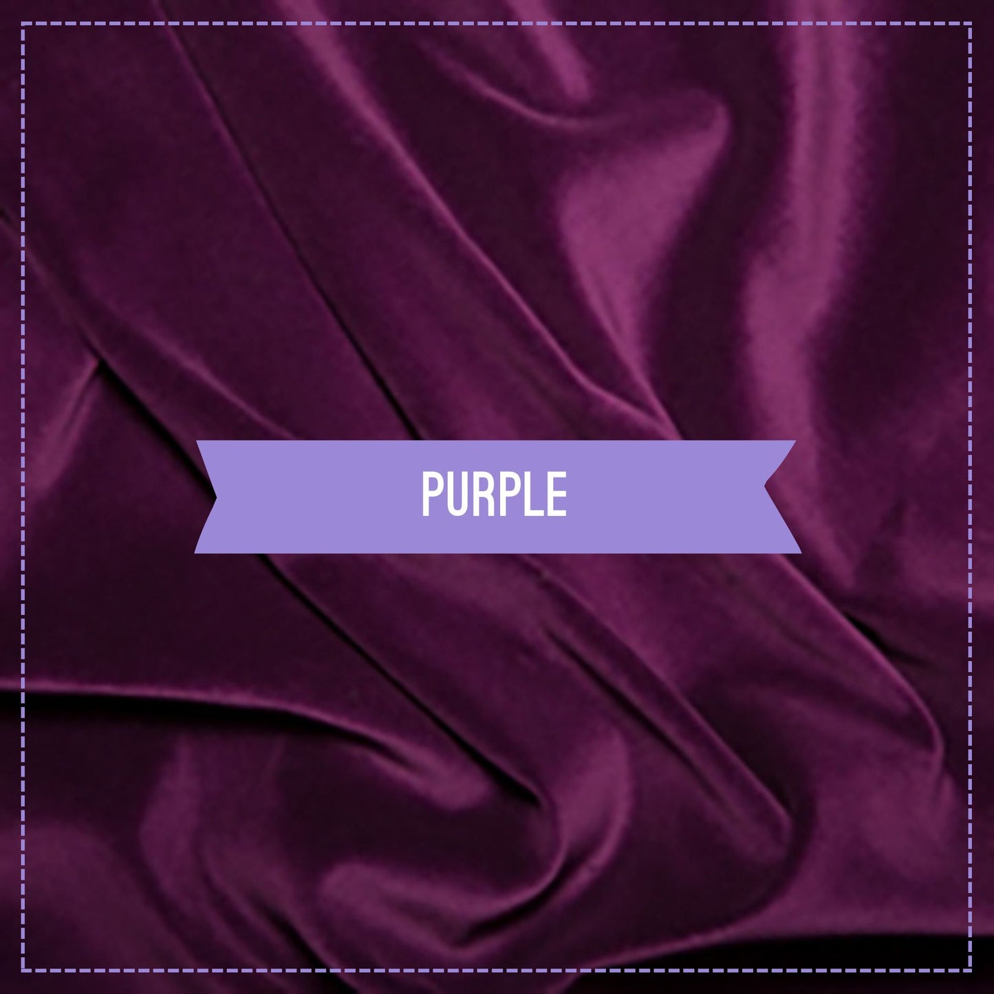 100% Cotton Velvet - Purple