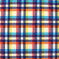 Digital Cotton Check - Orange & Cream