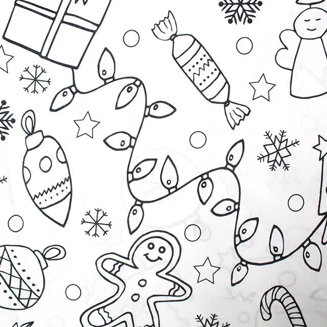 Colouring In Cotton - Christmas