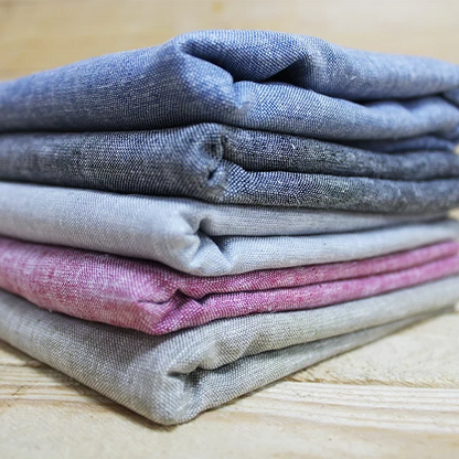 Cumbria - Cotton/Linen Blend - Soft Olive - 70CM Remnant