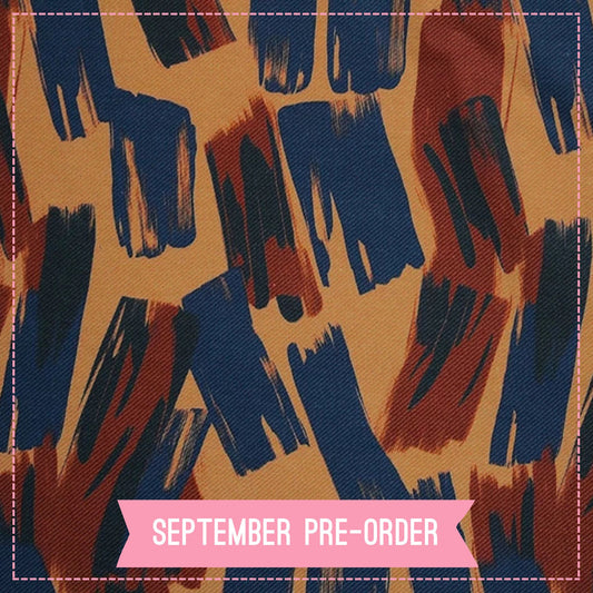 Brushstrokes Cotton Viscose Twill (Pre-Order)