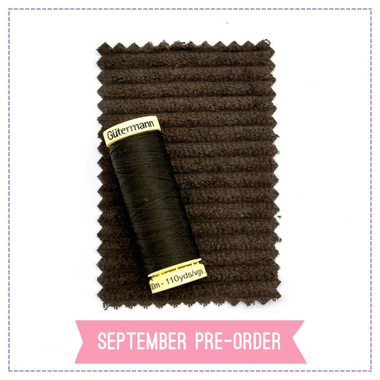 4.5 Wale Jumbo Cord - Chestnut Brown (Pre-Order)