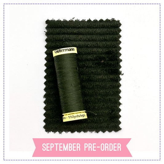 4.5 Wale Jumbo Cord - Ivy (Pre-Order)