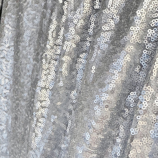 Matt Silver Sequins - 3M Remnant