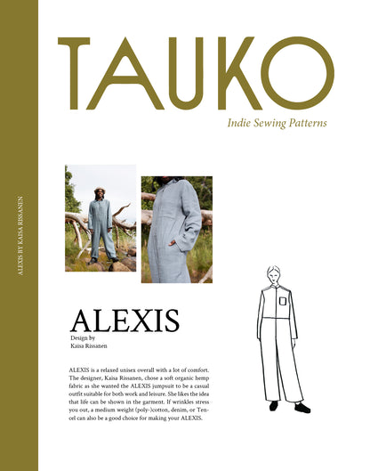 TAUKO - Alexis Jumpsuit - PDF Pattern