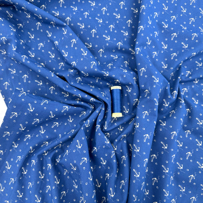 Anchors Away Cotton Poplin