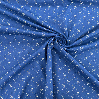 Anchors Away Cotton Poplin