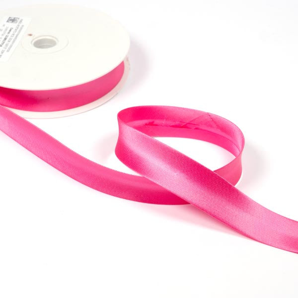 Satin Bias Binding - Rose
