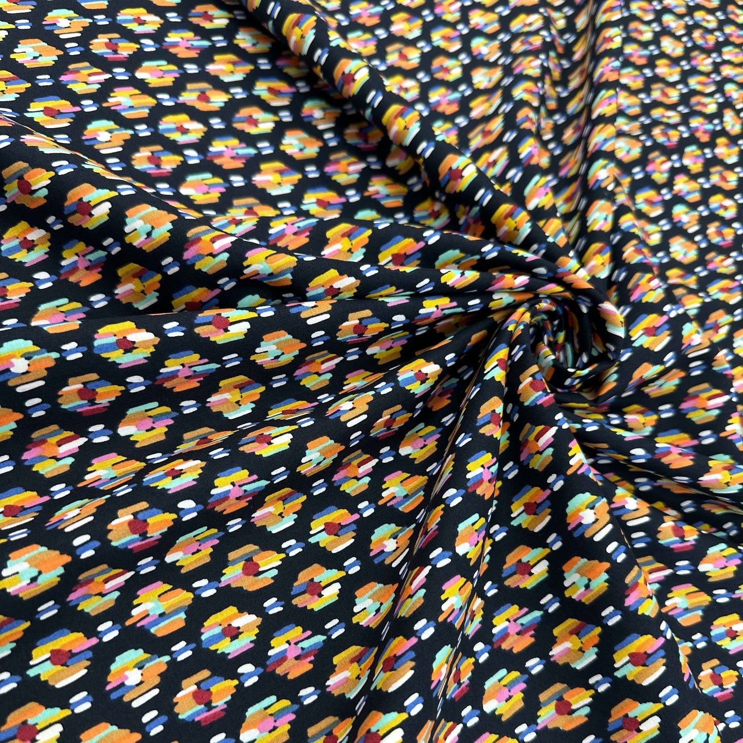 Sprinkles Pima Cotton Lawn - Black