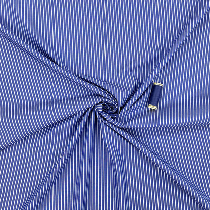 Marine Stripe Cotton Shirting
