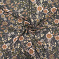 Cocoa Flowers Viscose Twill