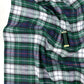 Brushed Cotton Check - Green & Navy