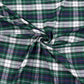 Brushed Cotton Check - Green & Navy