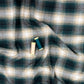 Brushed Cotton Check - Teal & Beige