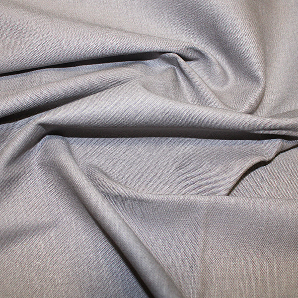 Stretch Viscose Linen Blend - Grey