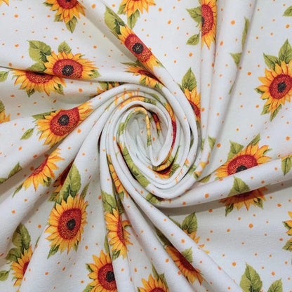 Sunflowers Cotton Jersey