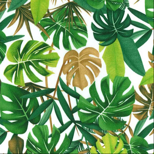 Monstera Cotton Poplin