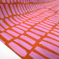 Coated Cotton - Dots & Stripes - Orange