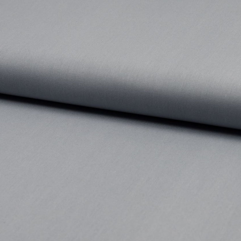 Organic Cotton Fabric Plain - Grey