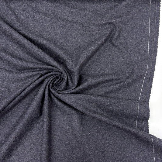 Ex-Designer Wool Suiting - Charcoal Blue