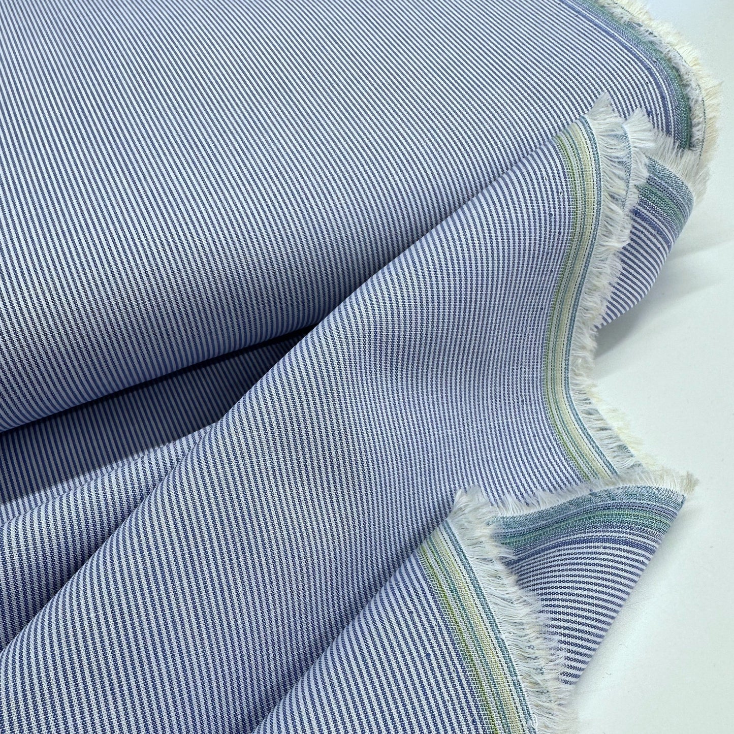Fine Stripe Cotton Shirting