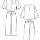 Purple Packages - Closet Core Patterns Fran Pyjamas - Ready To Sew Kit