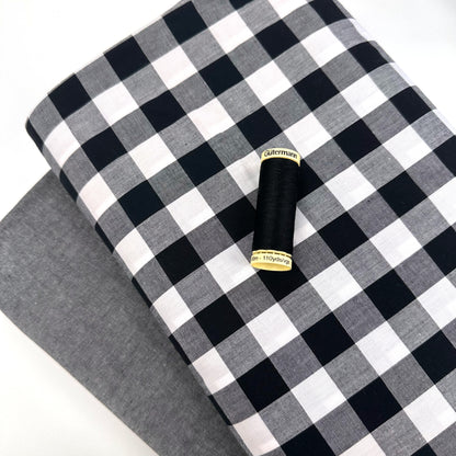 Yarn Dyed Chambray - Black