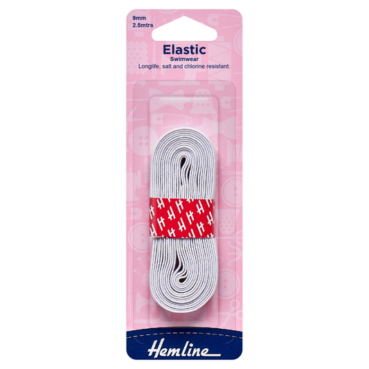 Hemline Swimwear Elastic - 9mm