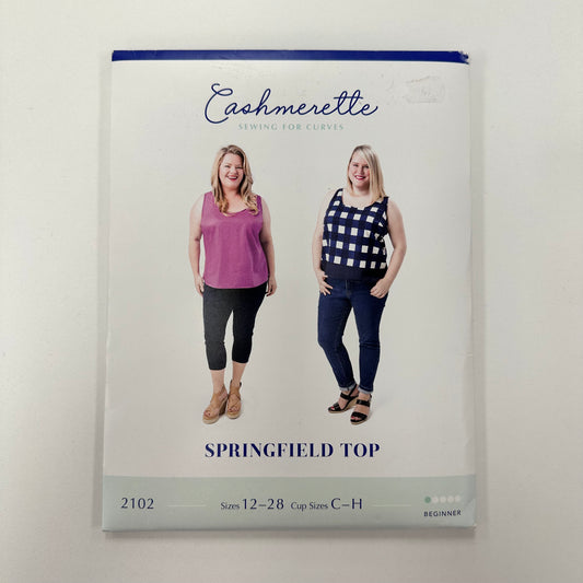 Cashmerette Springfield Top - Sizes 12-28 - Marked Cover