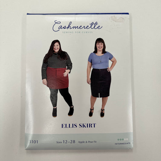 Cashmerette Ellis Skirt - Sizes 12-28 - Marked Cover