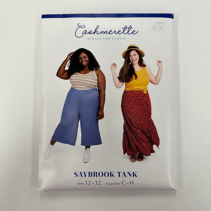 Cashmerette Saybrook Tank - Sizes 12-32 - Marked Cover