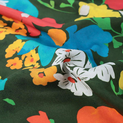 Fabric Godmother - Paige Floral Viscose Twill