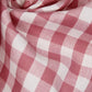 1cm Cotton Gingham - Dusky Pink