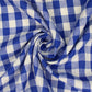 1cm Cotton Gingham - Royal