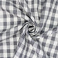 1cm Cotton Gingham - Grey