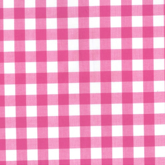 Yarn Dyed Gingham - 17mm - Fuchsia