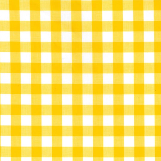 Yarn Dyed Gingham - 17mm - Sunshine Yellow