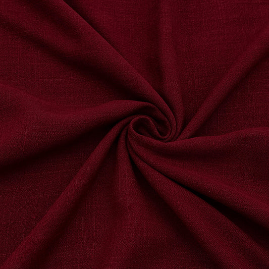 Linen Viscose Slub - Burgundy