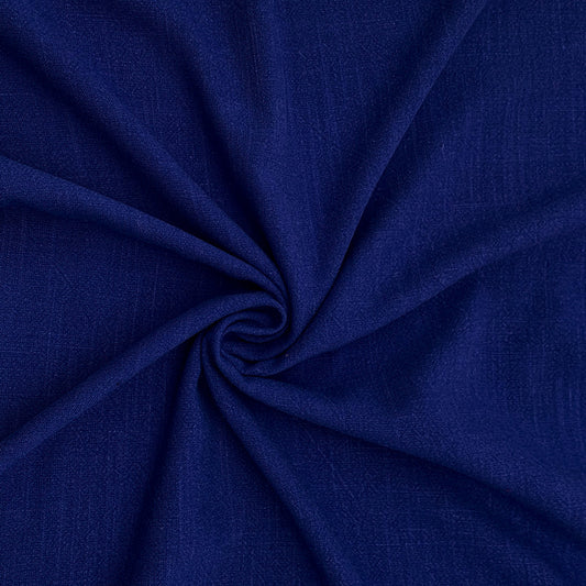Linen Viscose Slub - Cobalt