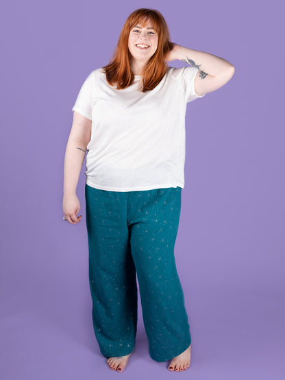 Tilly and the Buttons Jaimie Pyjama Shorts or Trousers - UK Sizes 4-34