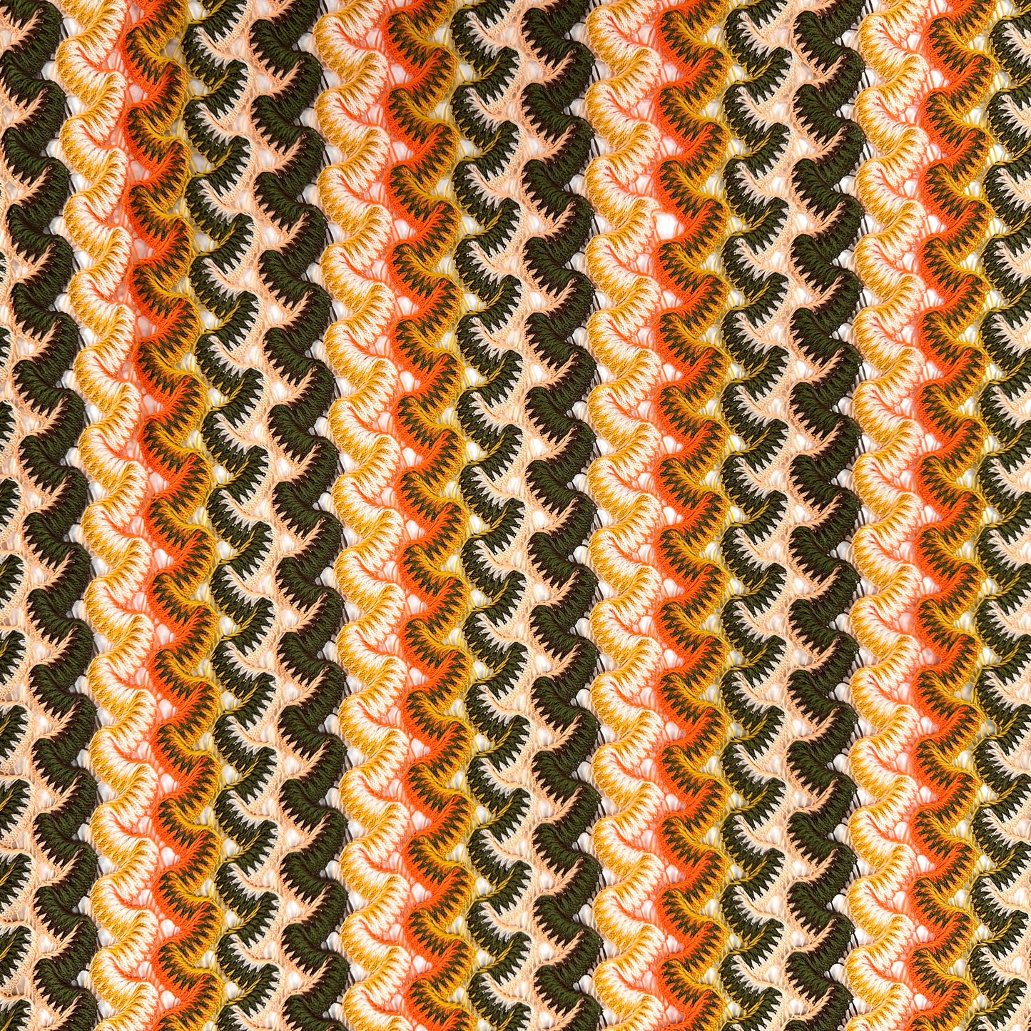 Feather & Fan - Olive Lace Knit