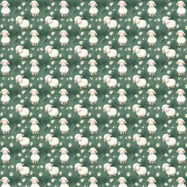 Lambing Time Cotton Jersey