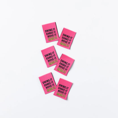 Little Rosy Cheeks - Swing It - Pack of 6 Sewing Labels