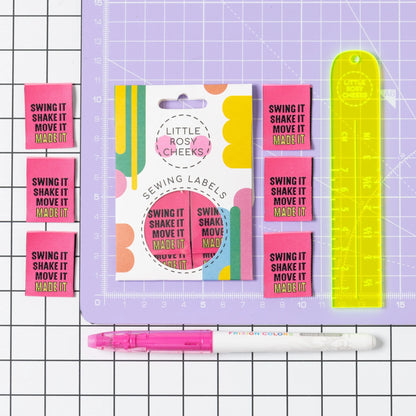 Little Rosy Cheeks - Swing It - Pack of 6 Sewing Labels