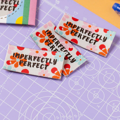 Little Rosy Cheeks - Imperfectly Perfect - Pack of 6 Sewing Labels
